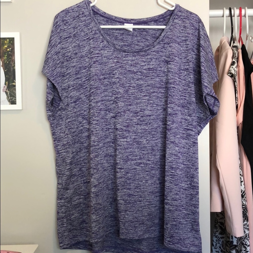 ⚫️ donating 12/11  Heather Purple Workout Top